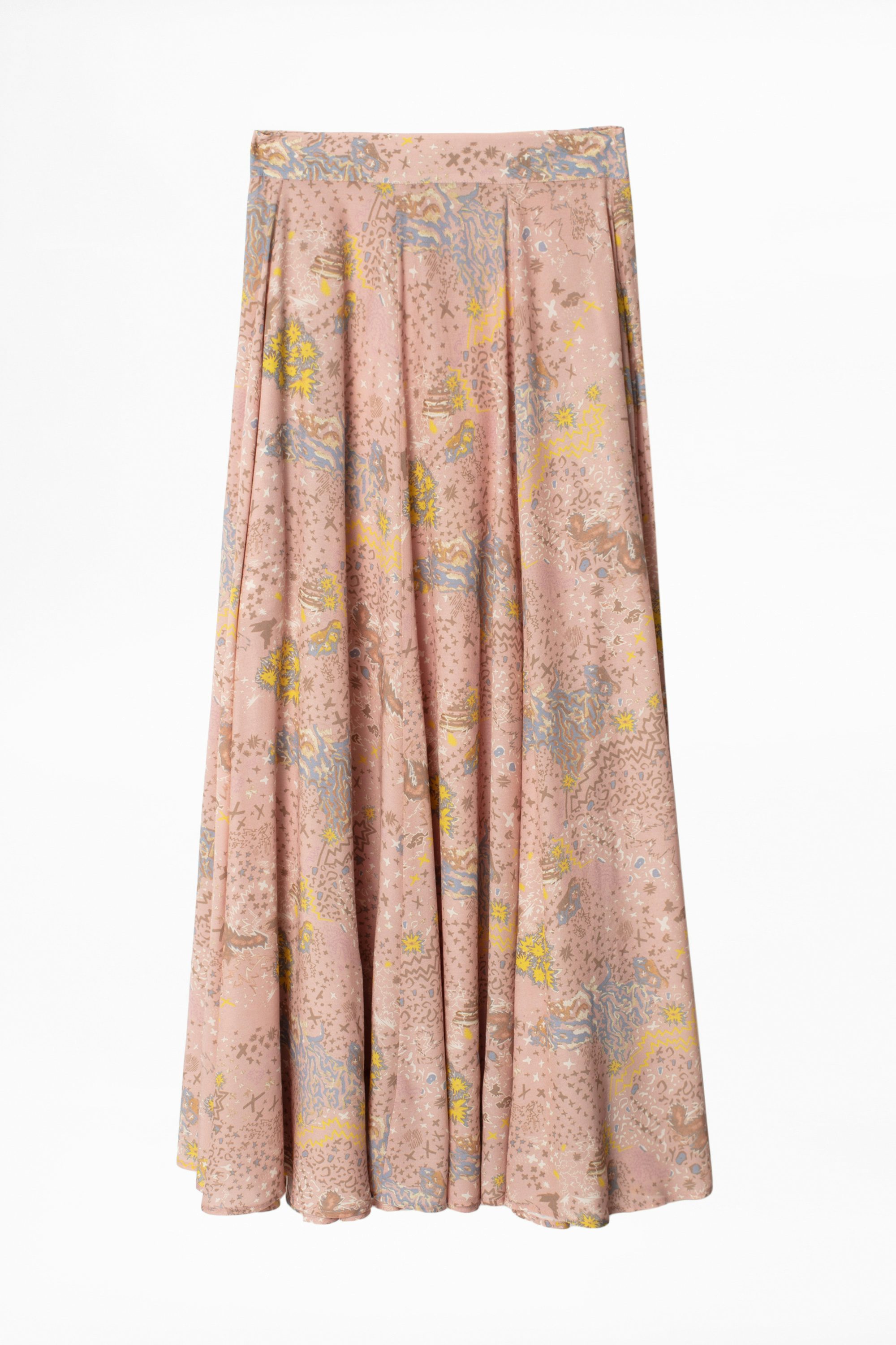 Joyo Print Glam Rock Skirt - Women’s long printed skirt.